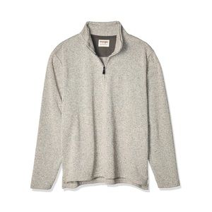 Wrangler Authentics Men's Long Sleeve Fleece Quarter-Zip Pullover Jacket XXL
